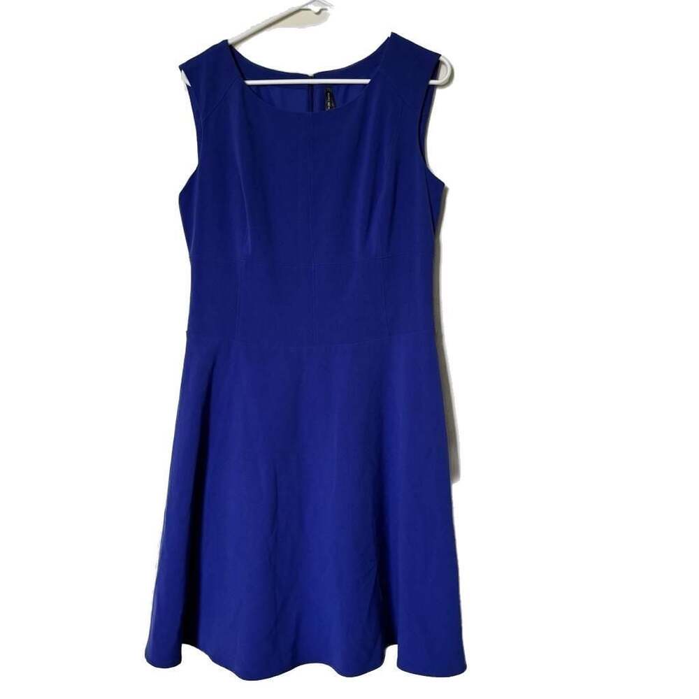 Marc New York Sleeveless Fit and Flare Royal Blue Dress Size 10